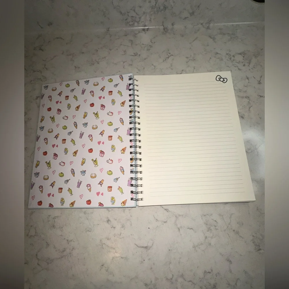 NEW Hello Kitty and Friends Spiral Notebook Hard Cover 160 Lined Pages - Picture 5 of 8